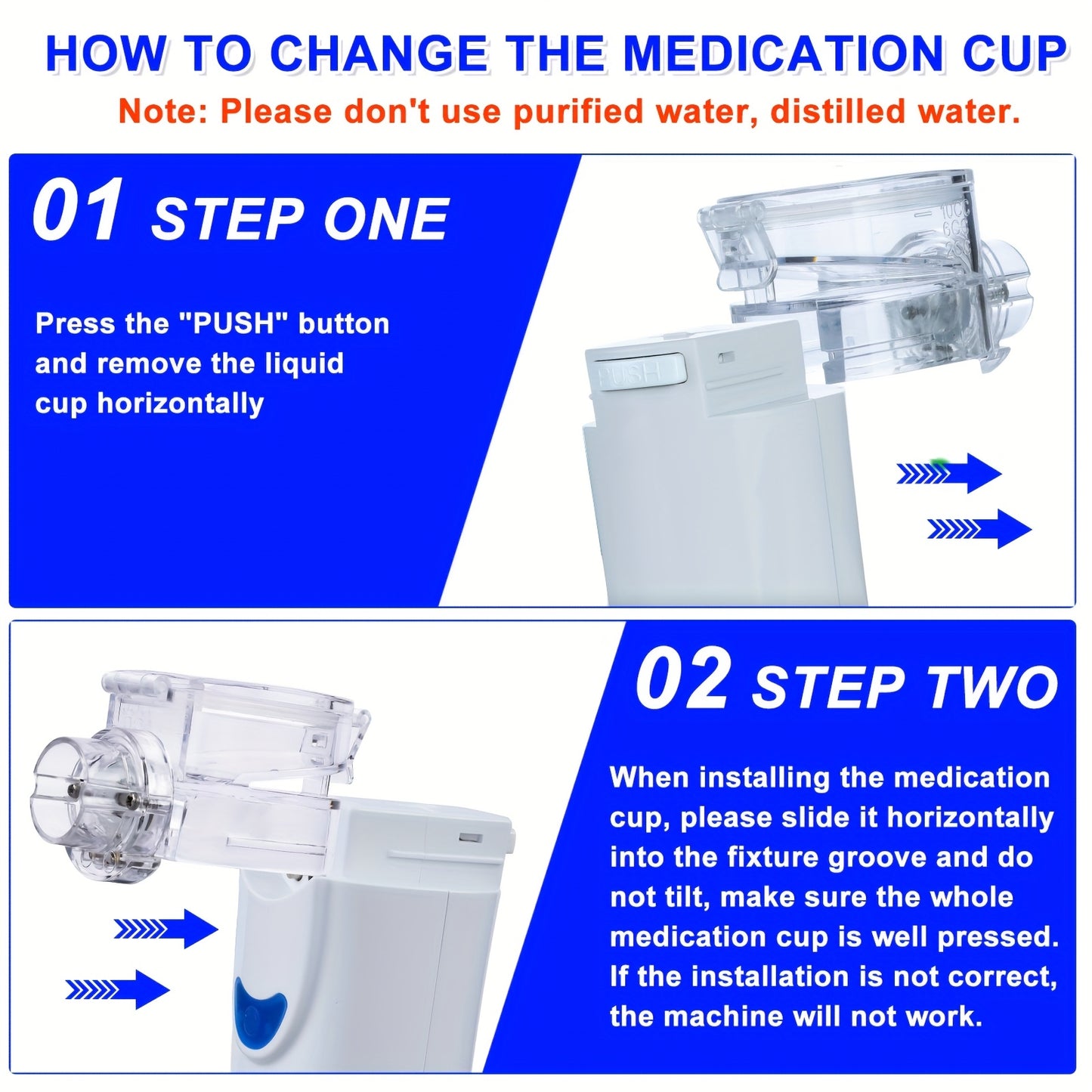 Portable Handheld Medical Nebulizer for Asthma and Cough Relief