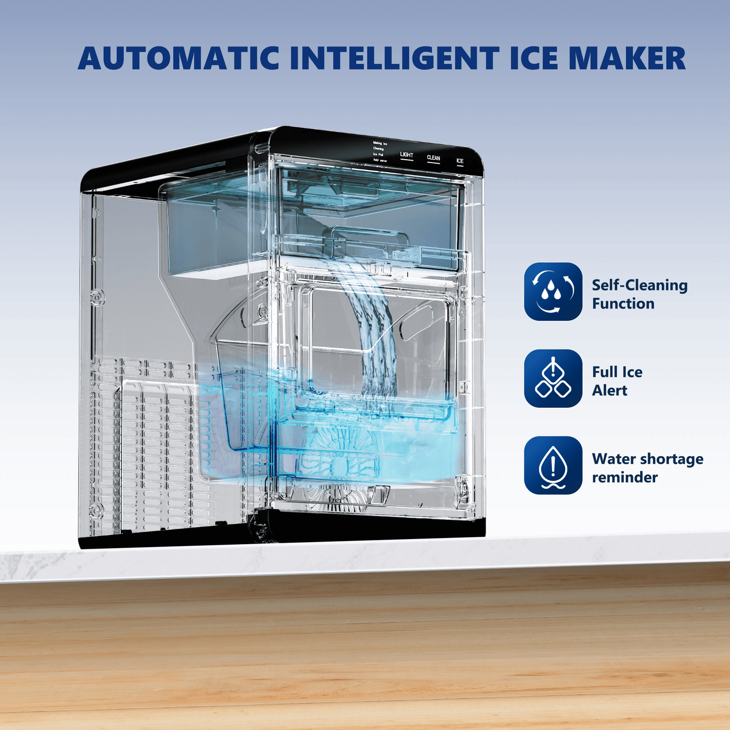 Nugget Ice Maker Machine for Home and Office Use