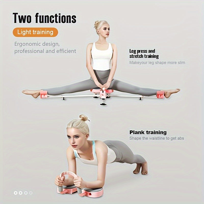 Adjustable 2-in-1 Leg Stretcher and Stool for Fitness