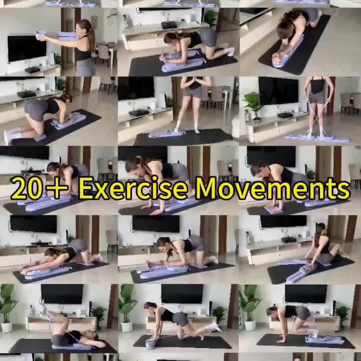 Multifunctional Split Pilates Balance Board for Total Body Fitness
