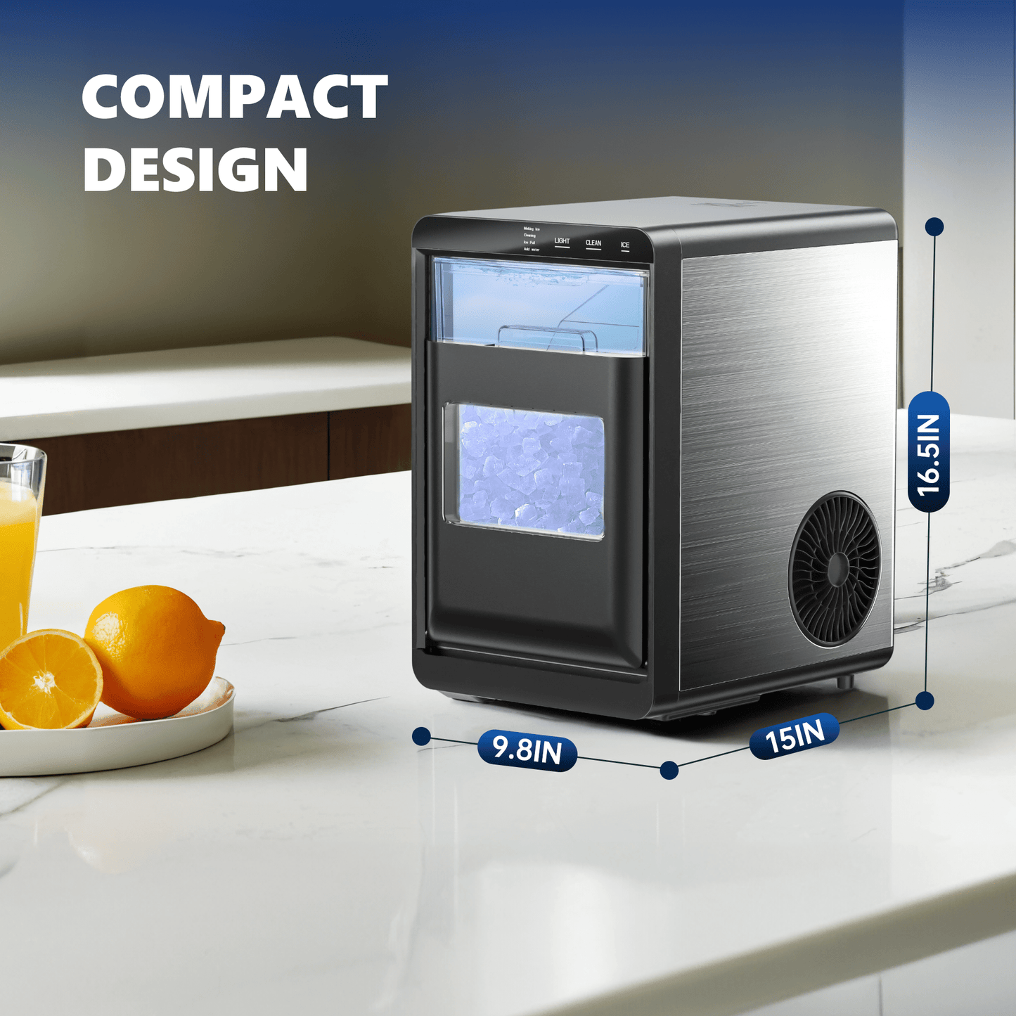 Nugget Ice Maker Machine for Home and Office Use