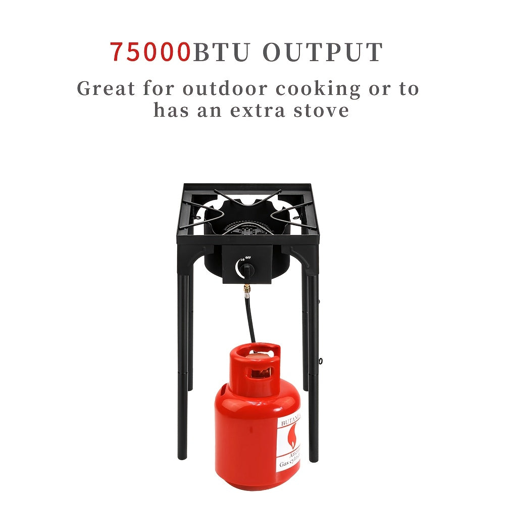High-Power Outdoor Gas Cooker for Barbecues and Camping