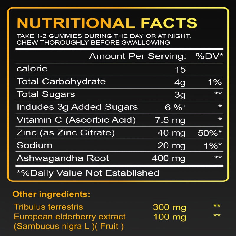 Men's Happy Life Gummies for Enhanced Wellness and Vitality