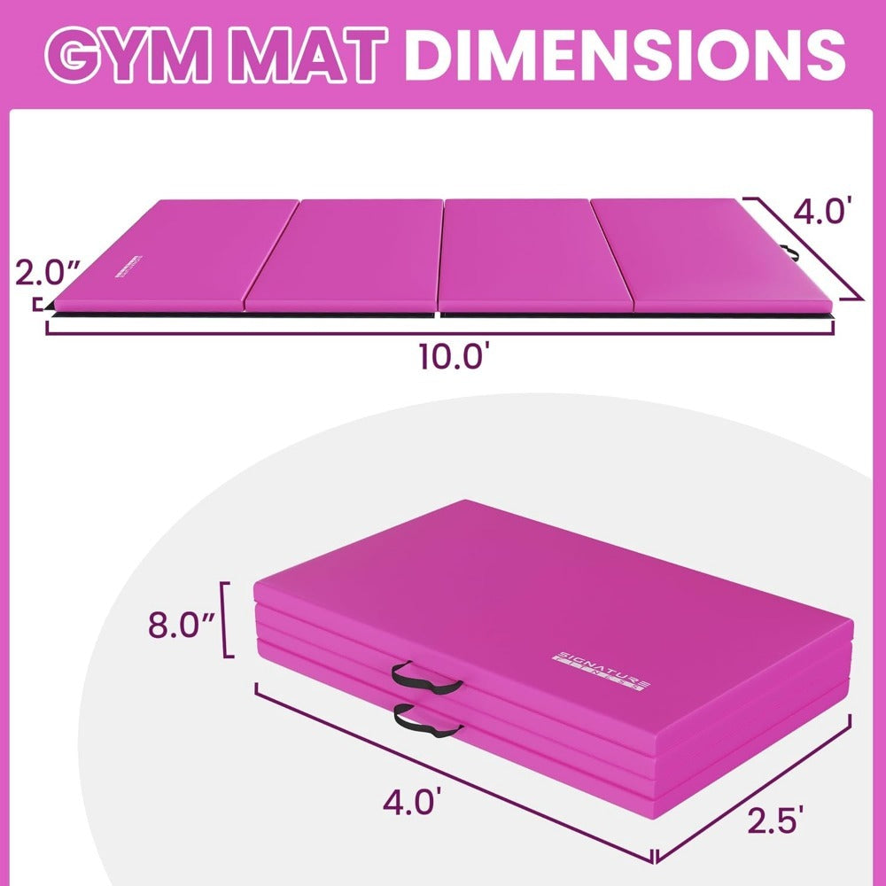 Signature Fitness Folding Exercise Mat for MMA and Gymnastics