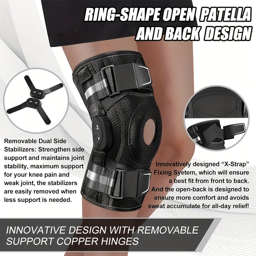 Professional Hinged Knee Brace for Sports and Running Support