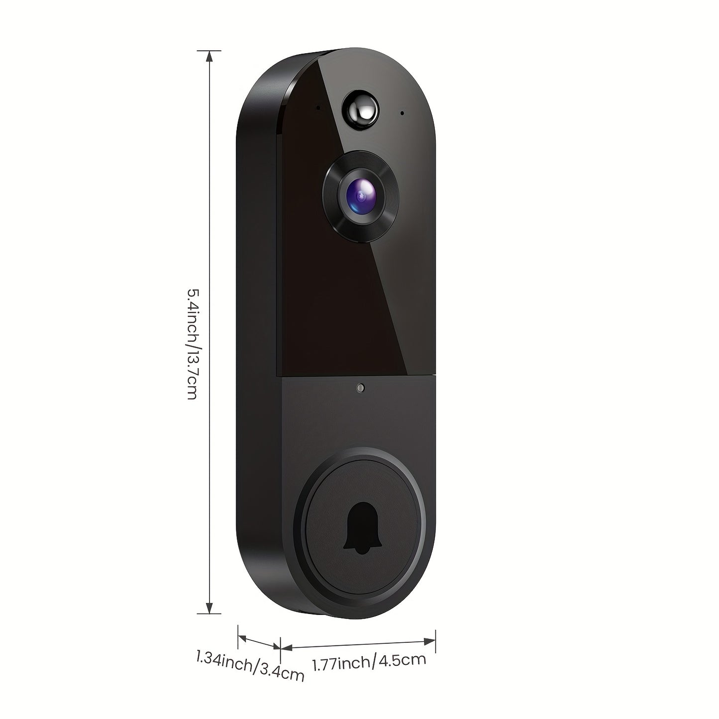 1080P Video Doorbell Camera With Intelligent Body Detection