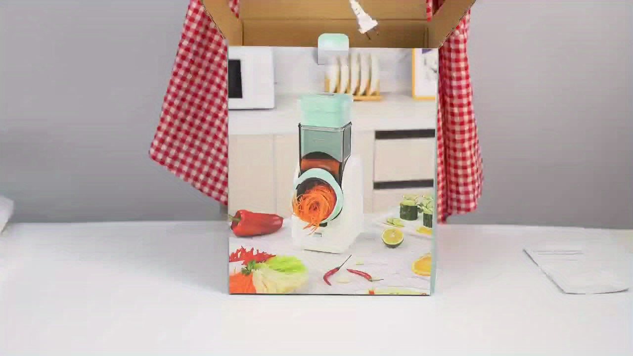 Electric 6-in-1 Cheese Grater and Vegetable Slicer Machine