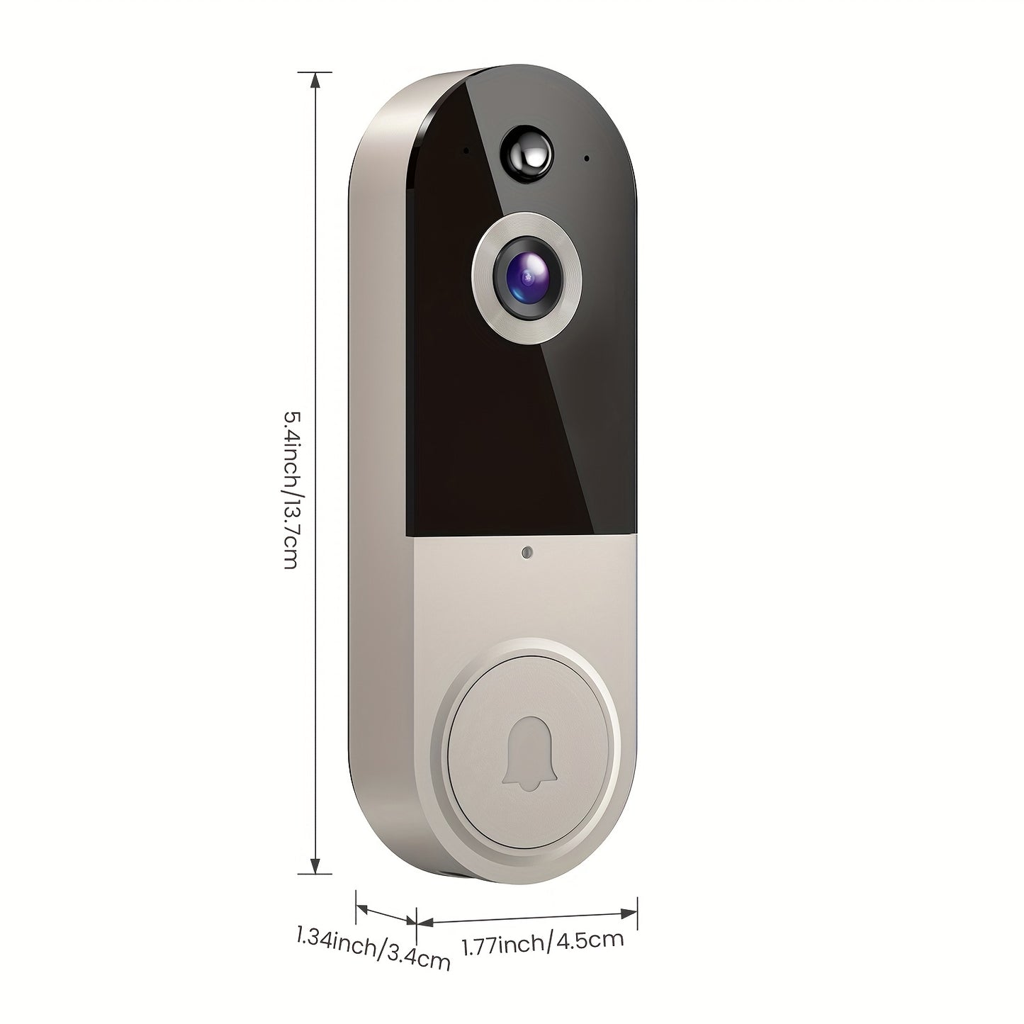 1080P Video Doorbell Camera With Intelligent Body Detection