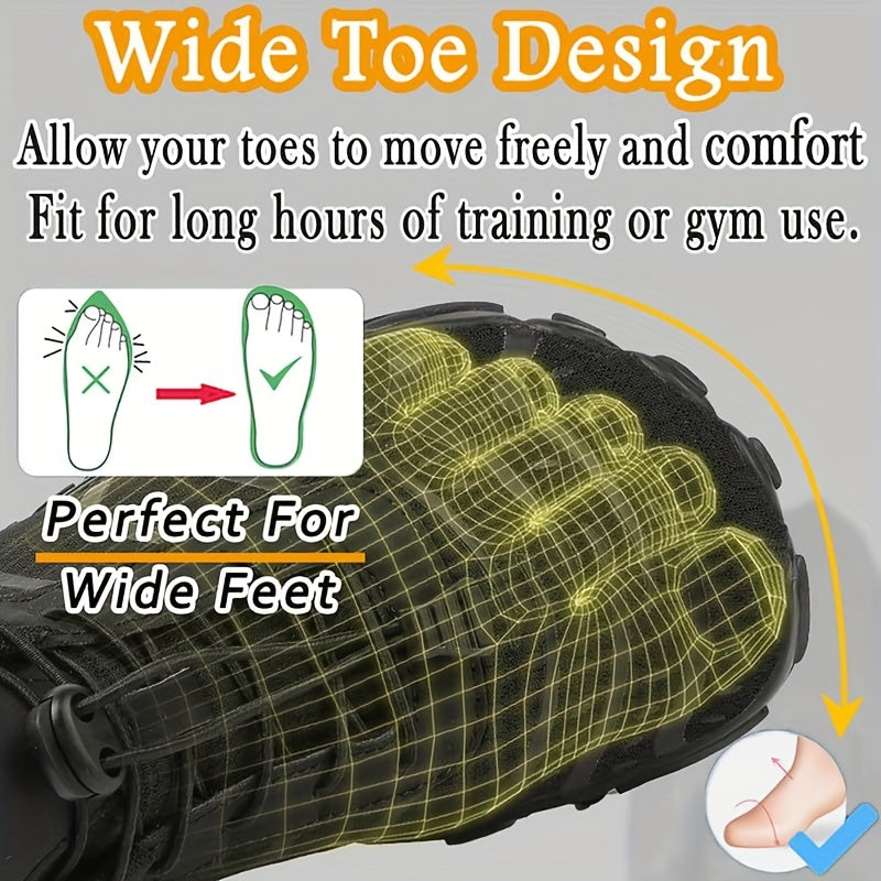 Unisex Barefoot Running Shoes with Breathable Mesh and Traction