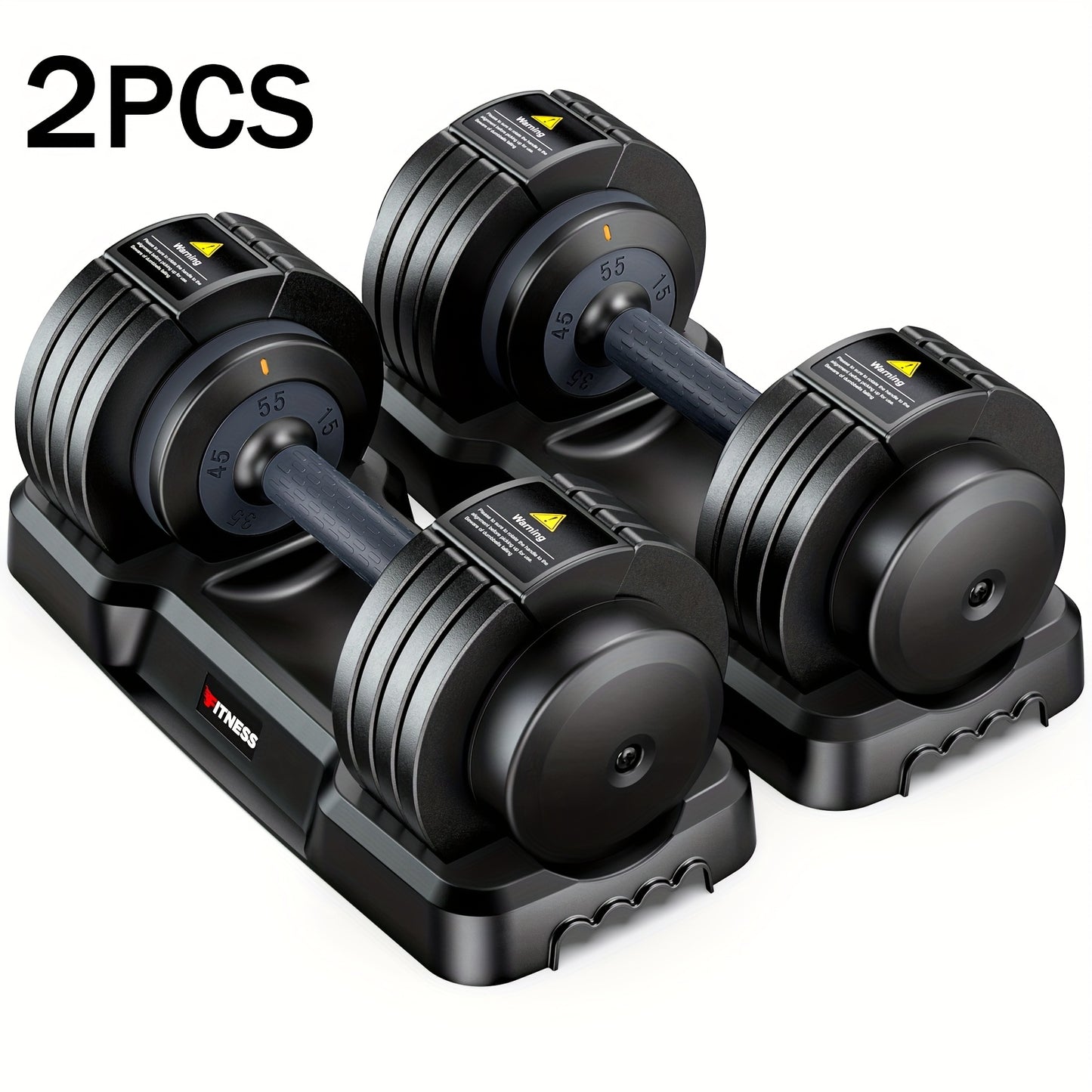 Adjustable 5 in 1 Dumbbell Barbell Set for Home Gym