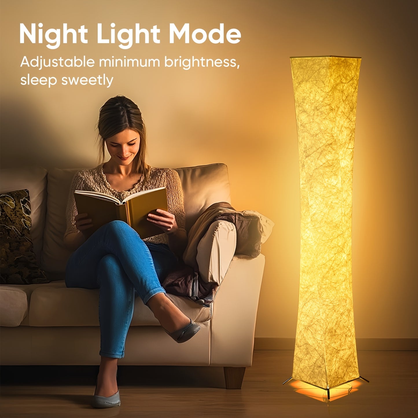 Soft Light Floor Lamp with Modern Design for Any Room