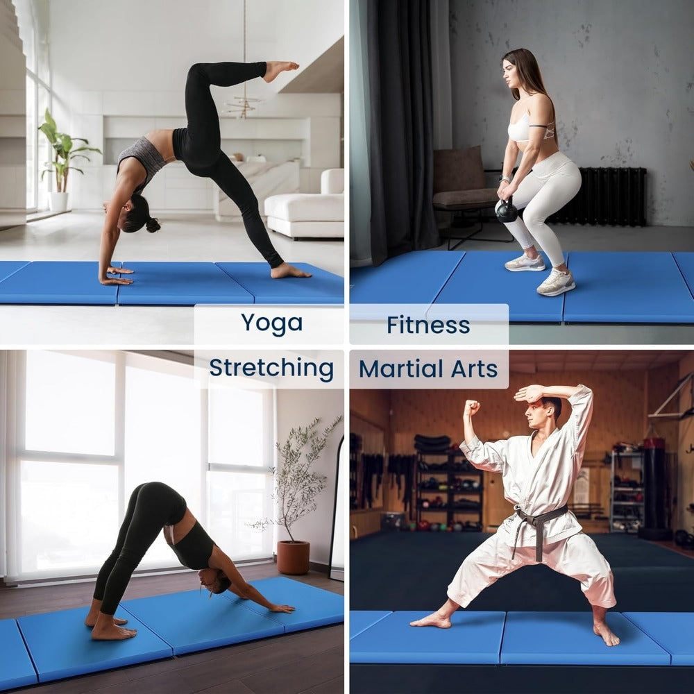 Signature Fitness Folding Exercise Mat for MMA and Gymnastics