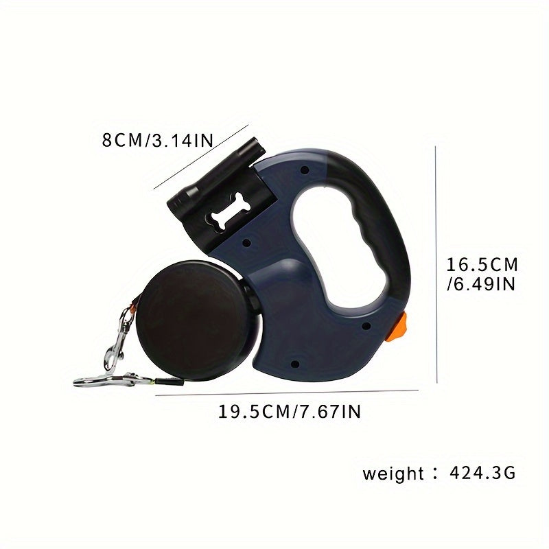 360 Degree Rotating Stretchable Pet Leash for Dogs