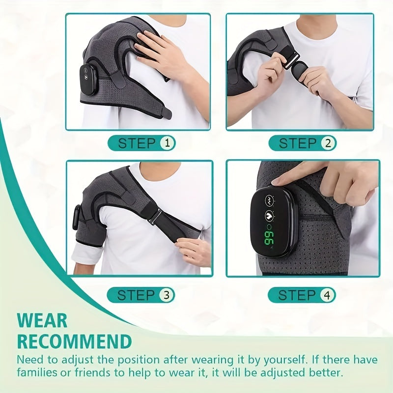 Wireless Heating Massager for Shoulders and Knees Relief