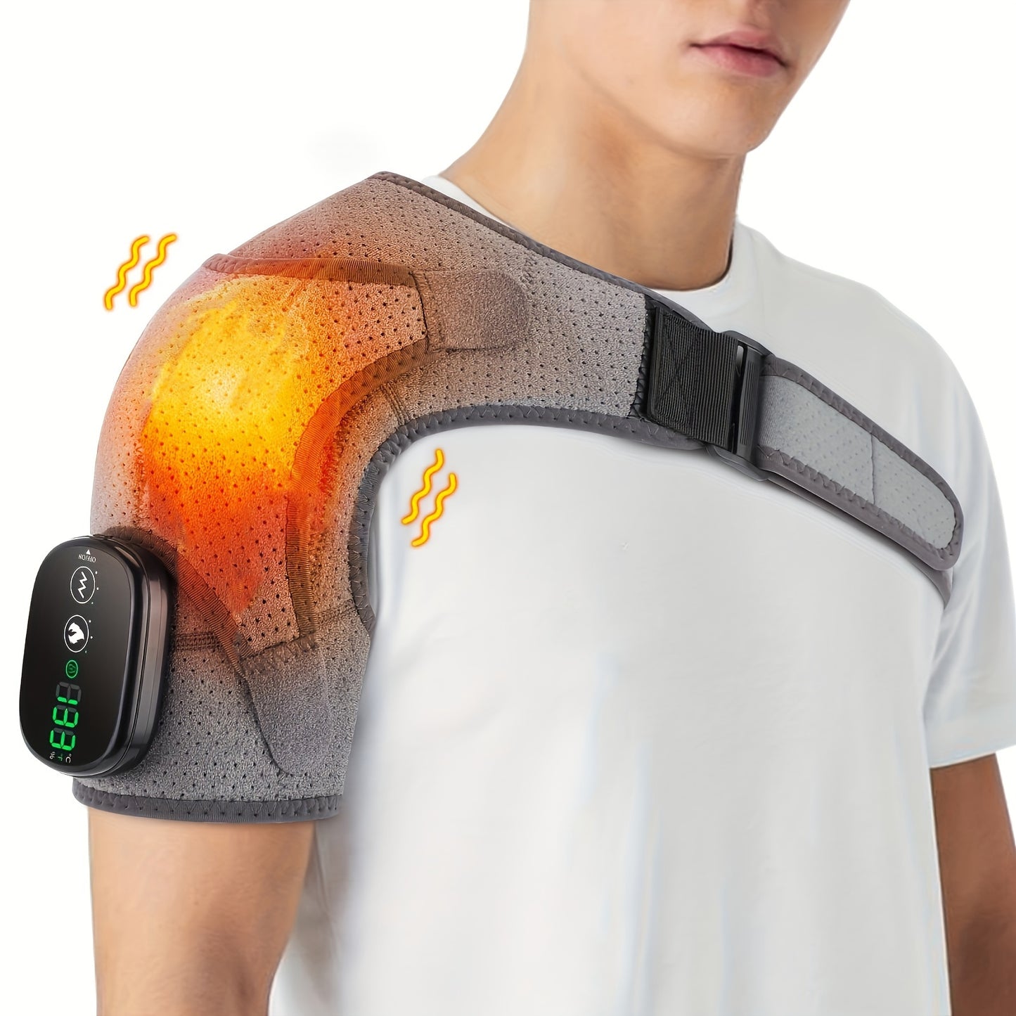 Wireless Heating Massager for Shoulders and Knees Relief