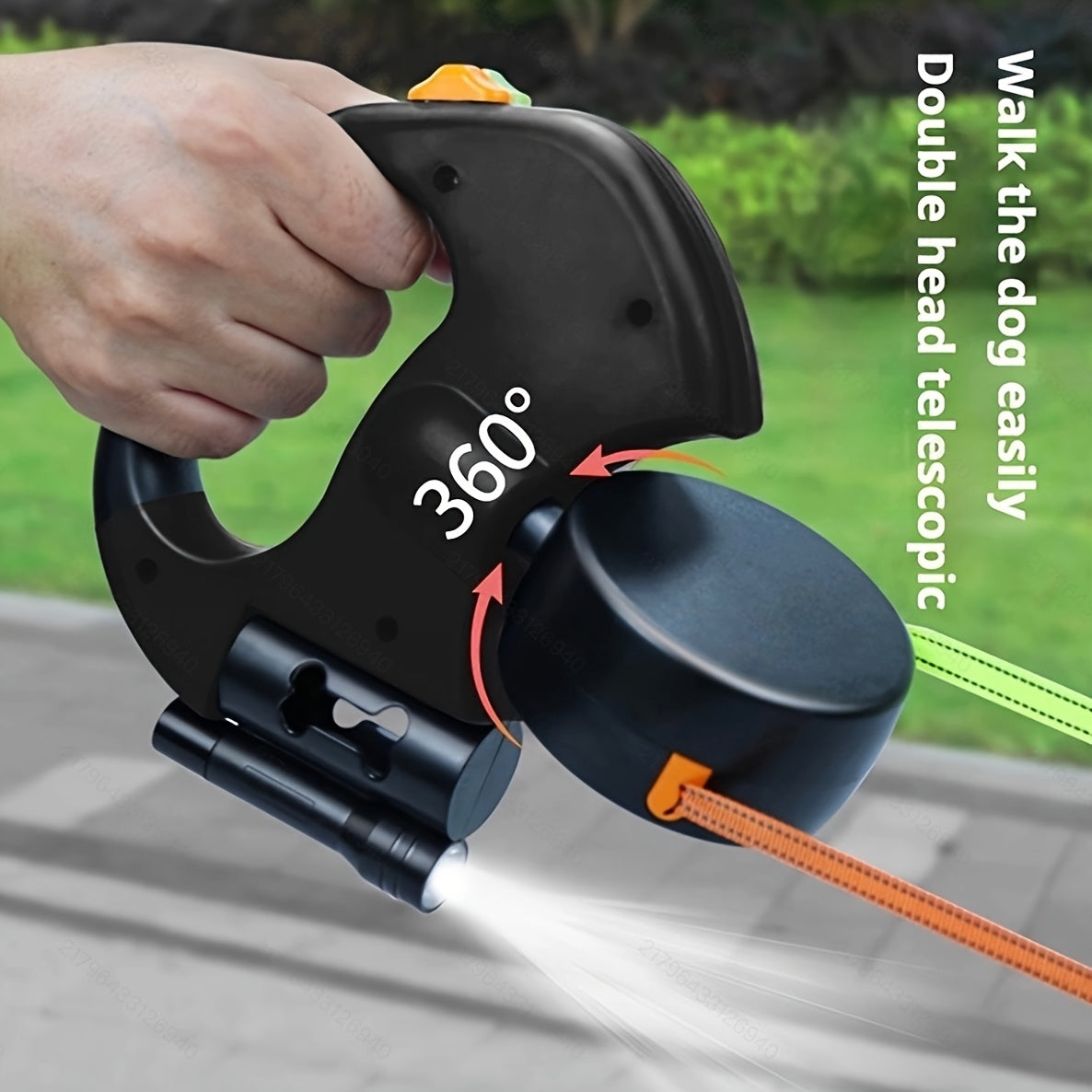 360 Degree Rotating Stretchable Pet Leash for Dogs