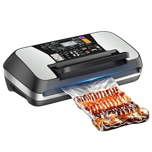 Powerful Automatic Food Vacuum Sealer With Built-in Cutter