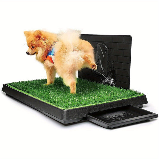 Dog Grass Pad with Tray for Indoor and Outdoor Use