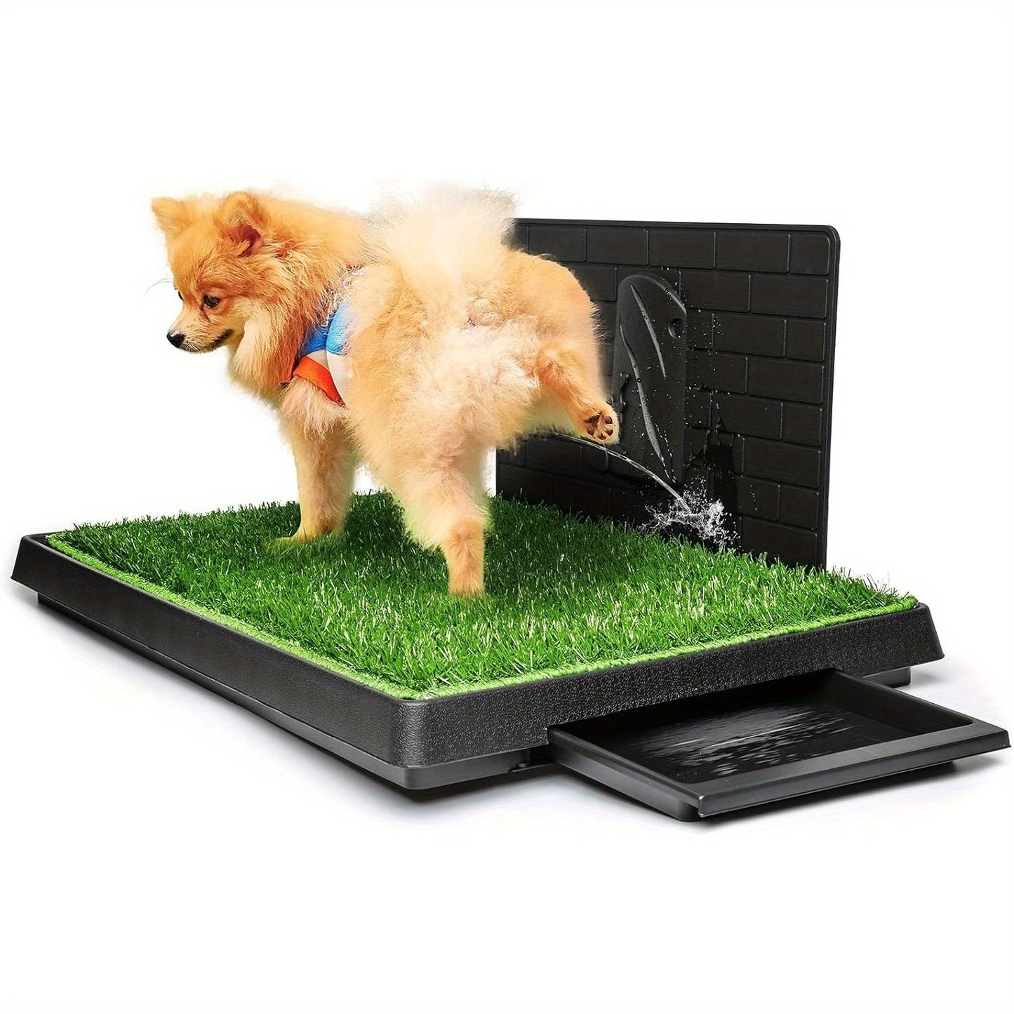 Dog Grass Pad with Tray for Indoor and Outdoor Use