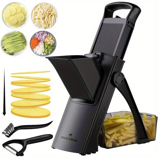 Safe Mandoline Slicer For Effortless Vegetable Chopping And Slicing