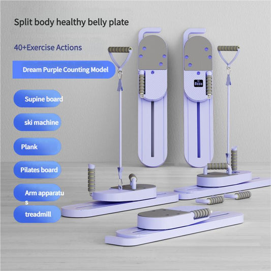 Multifunctional Split Pilates Balance Board for Total Body Fitness