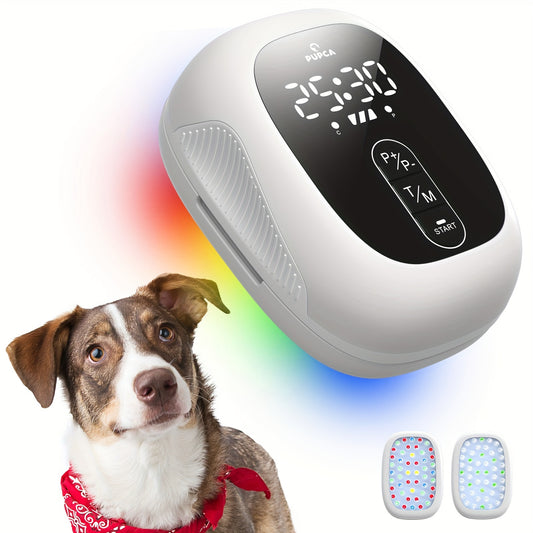 Portable Pet Joint and Muscle Care Device for Clear Skin