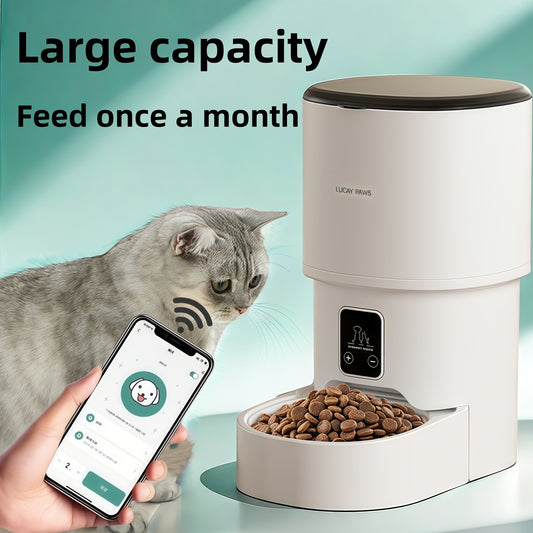 Smart WiFi Cat Feeder with App Control for Easy Feeding