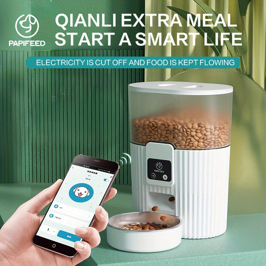 PAPIFEED Smart Automatic Pet Feeder with Wi-Fi Control