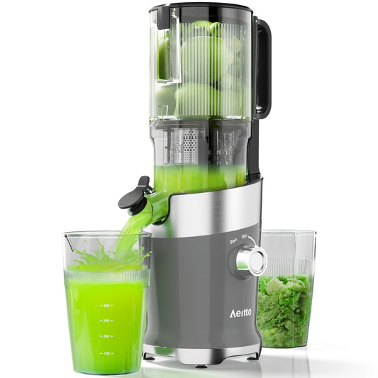AEITTO Slow Masticating Juicer for Whole Fruits and Vegetables