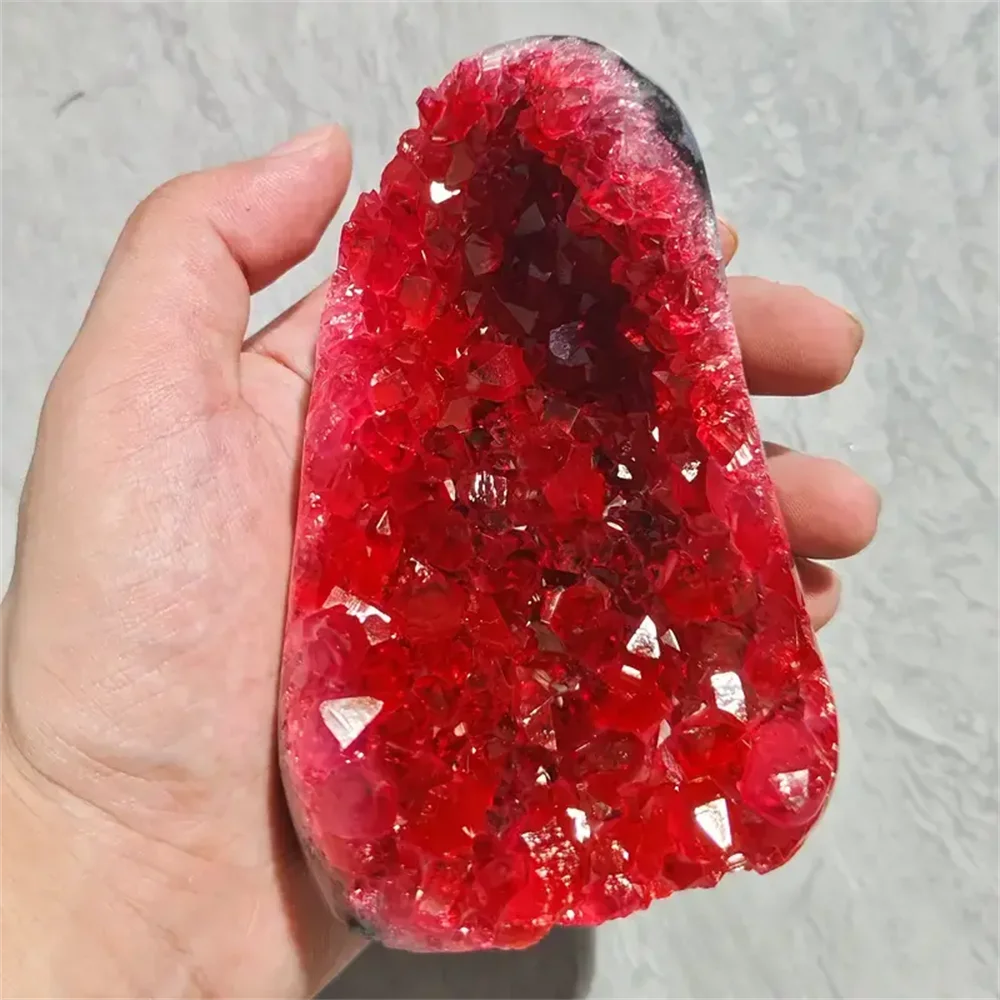 CrystalHola Geode Crystal Cluster Display Stone Specimen