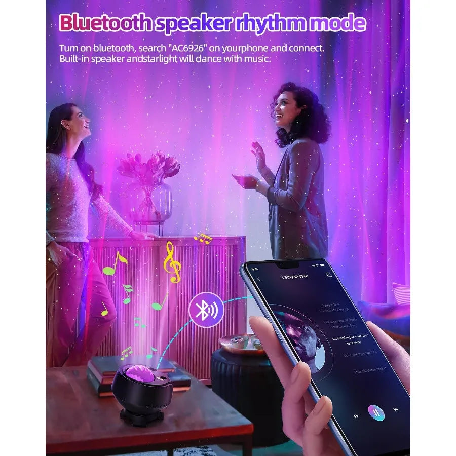 Northern Lights Projector With 60 Light Effects And Galaxy Modes