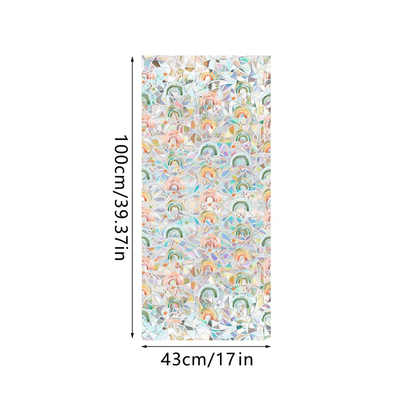 Prismatic Window Film Cling Sun Catcher Decor For Home