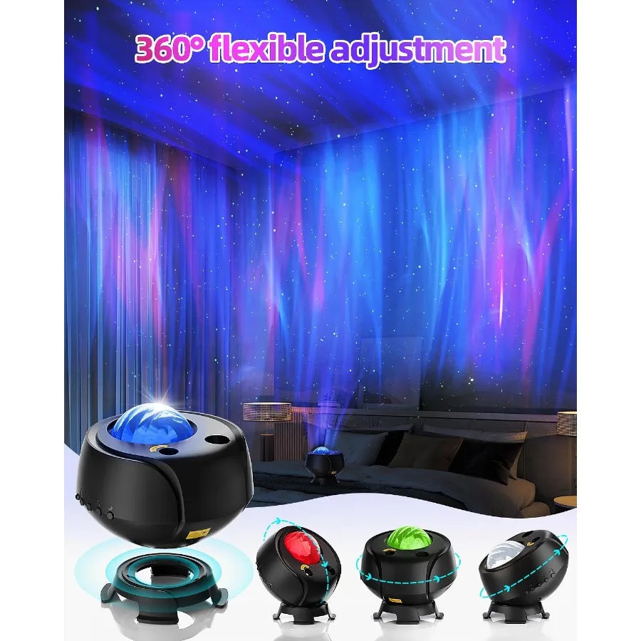 Northern Lights Projector With 60 Light Effects And Galaxy Modes