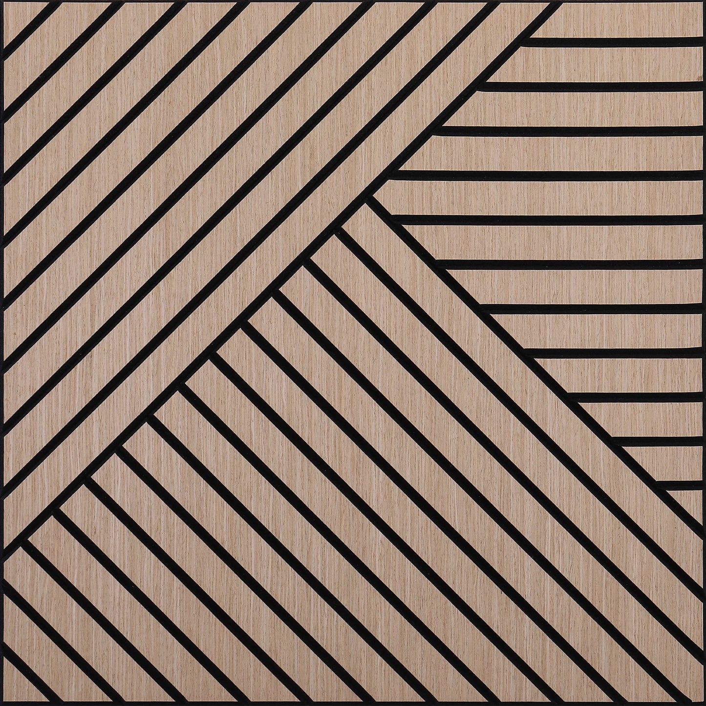 Self Adhesive Acoustic Wood Slat Panels For Noise Reduction