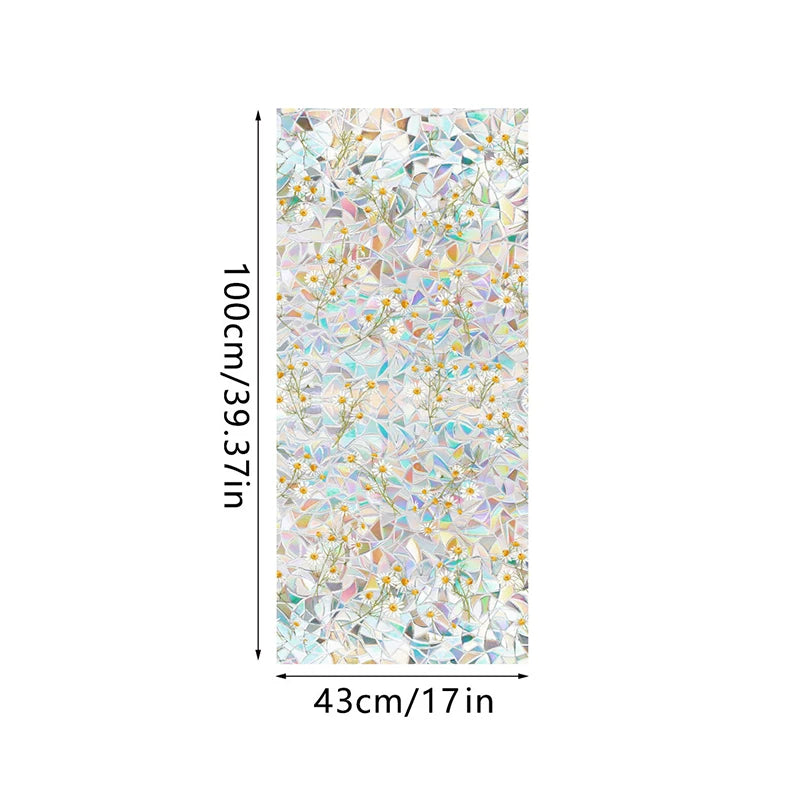 Prismatic Window Film Cling Sun Catcher Decor For Home