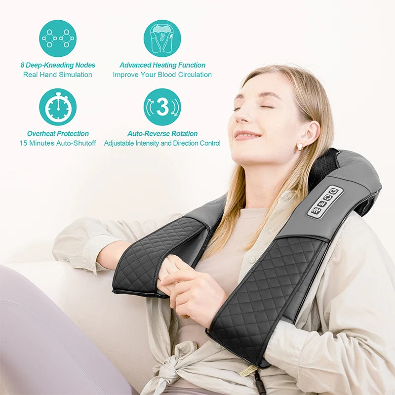 Medcursor Neck And Back Massager Pillow For Shoulders
