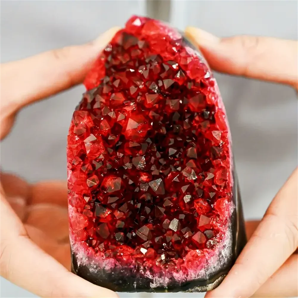 CrystalHola Geode Crystal Cluster Display Stone Specimen