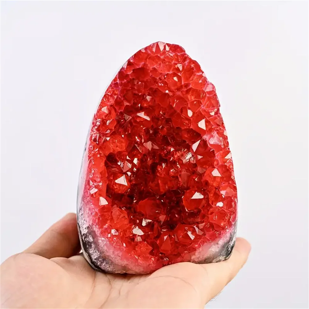 CrystalHola Geode Crystal Cluster Display Stone Specimen