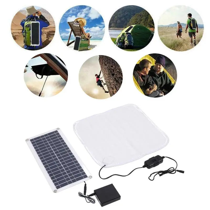 Liilaimic Solar Pet Heating Pad 100W Waterproof Warming Bed