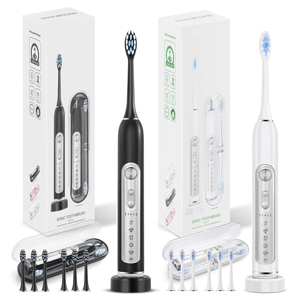Subort S7 Super Sonic Electric Toothbrush IPX7 Waterproof ReplaceableHeads Advanced