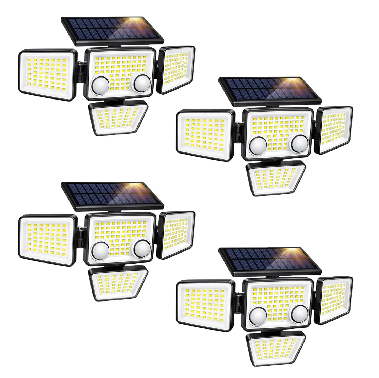 SZRSTH Solar Motion Sensor Outdoor Lights 3000LM FloodLight