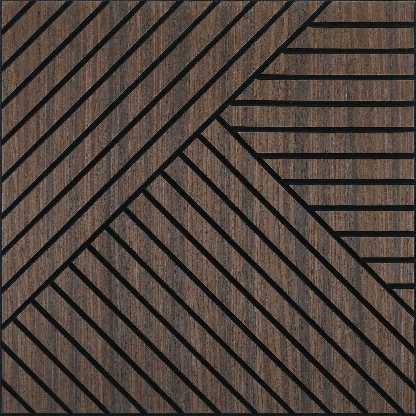 Self Adhesive Acoustic Wood Slat Panels For Noise Reduction