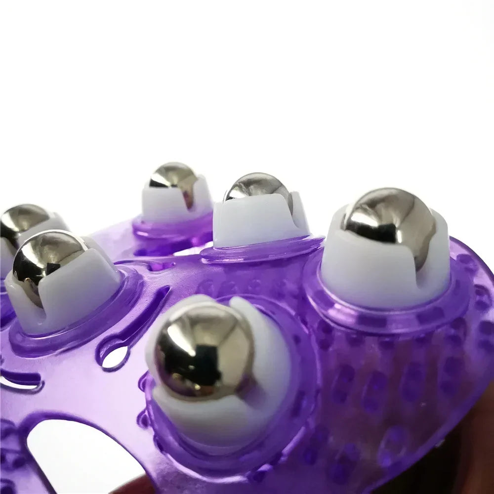 Dawndesslo Roller Ball Massage Glove For Muscle Pain Relief