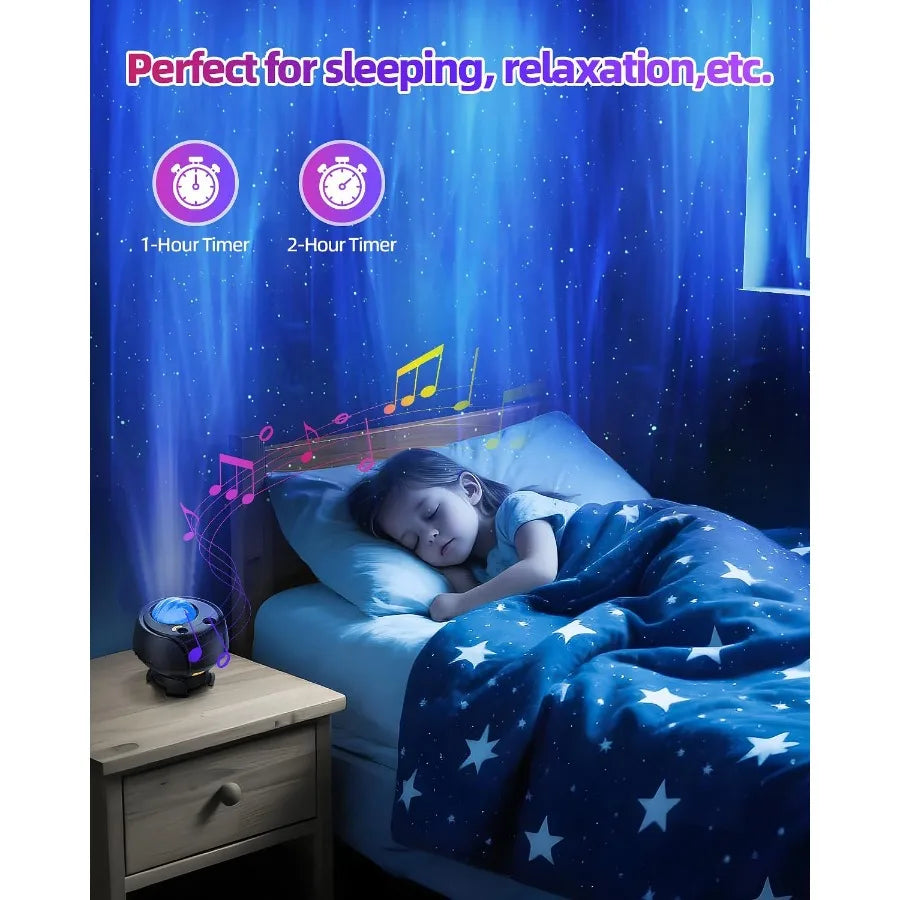 Northern Lights Projector With 60 Light Effects And Galaxy Modes
