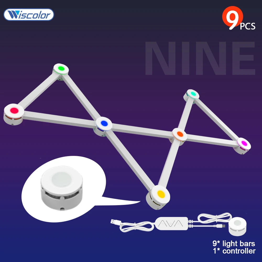 Wiscolor LED RGB Smart Wall Light With Music Rhythm APP