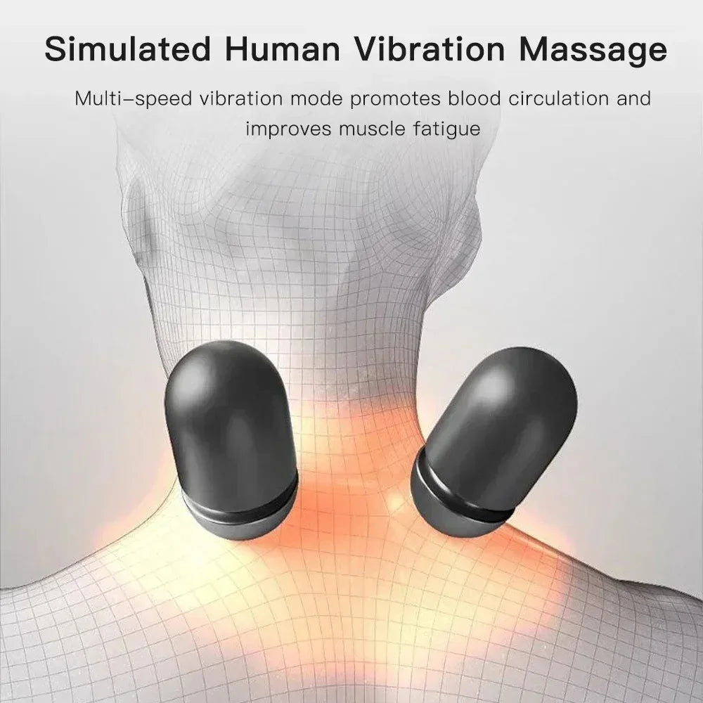 Okayso Electric Neck Massager With Heat And Vibration