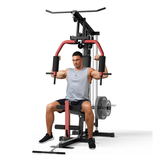 HiMISS Home Gym Machine Full Body Pulley Workout Station