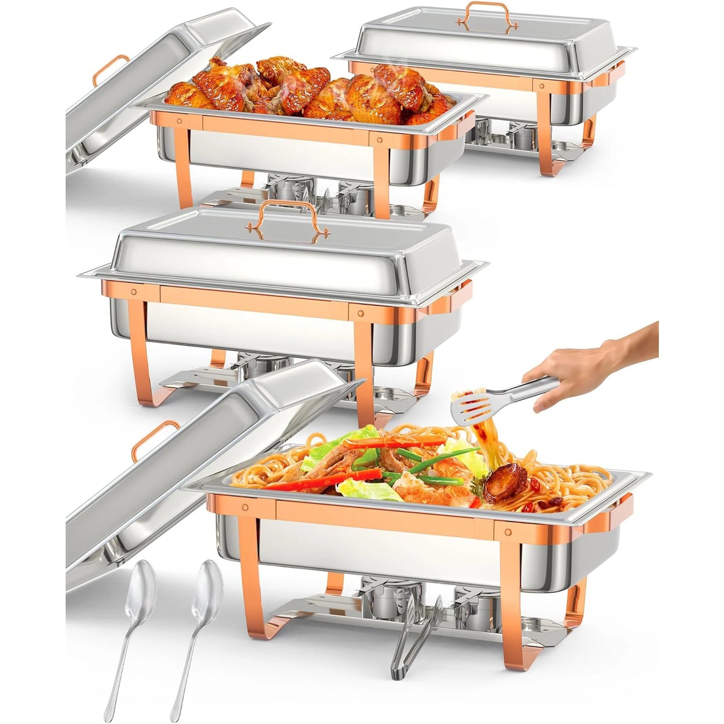 Hign-concerned Buffet Chafing Dishes Set Stainless Steel