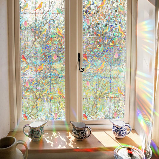 Prismatic Window Film Cling Sun Catcher Decor For Home