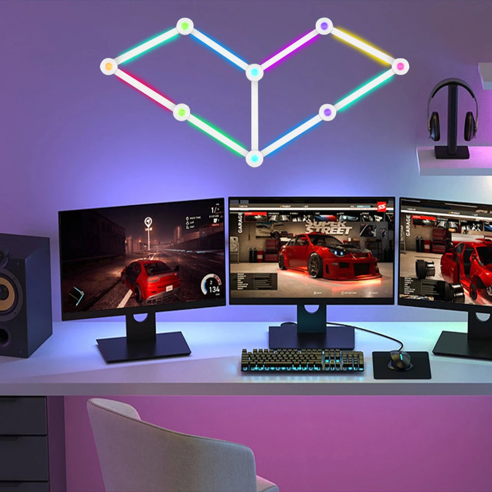 Wiscolor LED RGB Smart Wall Light With Music Rhythm APP